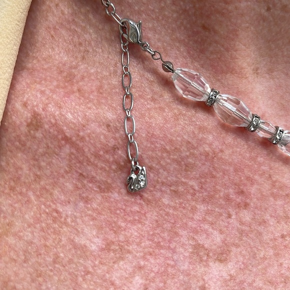 ✨ Swarovski Choker Crystal Swan Necklace w/Extender - Adjustable ✨ - Picture 13 of 13